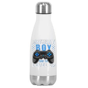 Level Up Birthday Boy Gamer Classic Fit Stainless Steel Insulated Water Bottle