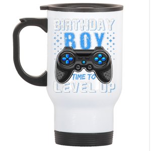 Level Up Birthday Boy Gamer Classic Fit Stainless Steel Travel Mug