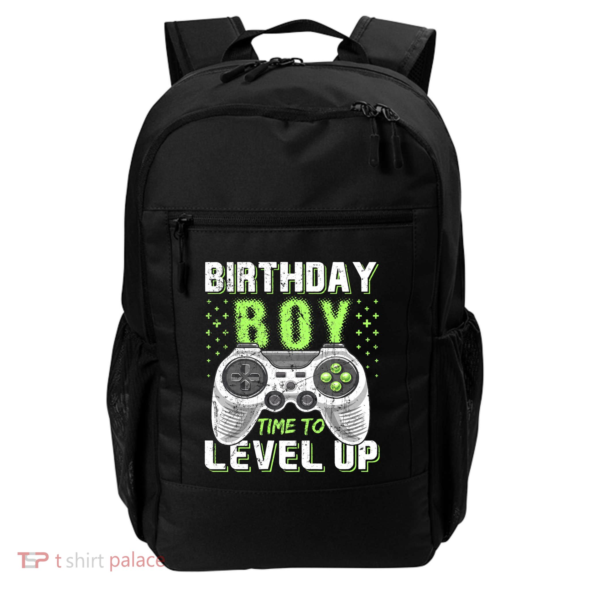 Level Up Birthday Boy Video Game Daily Commute Backpack