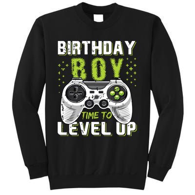 Level Up Birthday Boy Video Game Sweatshirt