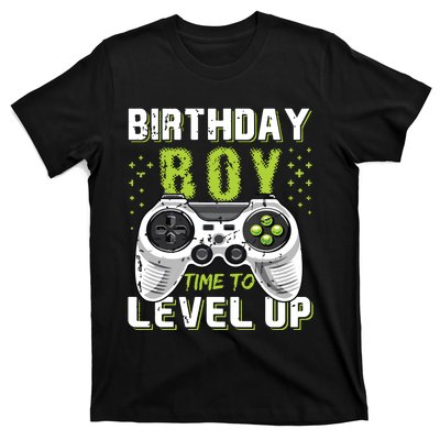 Level Up Birthday Boy Video Game T-Shirt