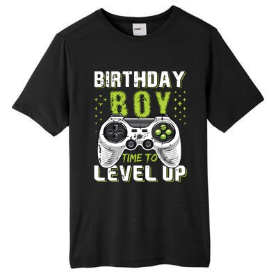 Level Up Birthday Boy Video Game Tall Fusion ChromaSoft Performance T-Shirt