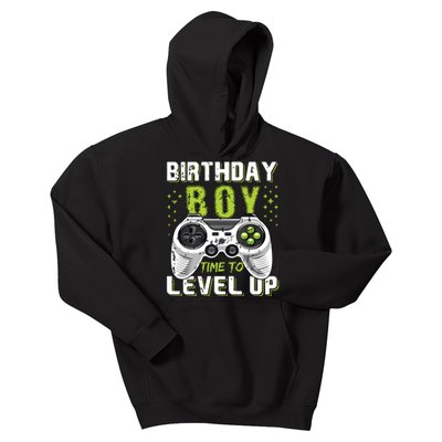 Level Up Birthday Boy Video Game Kids Hoodie