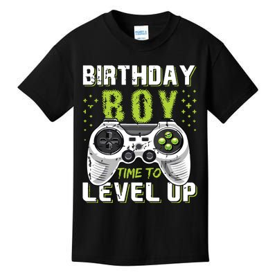 Level Up Birthday Boy Video Game Kids T-Shirt