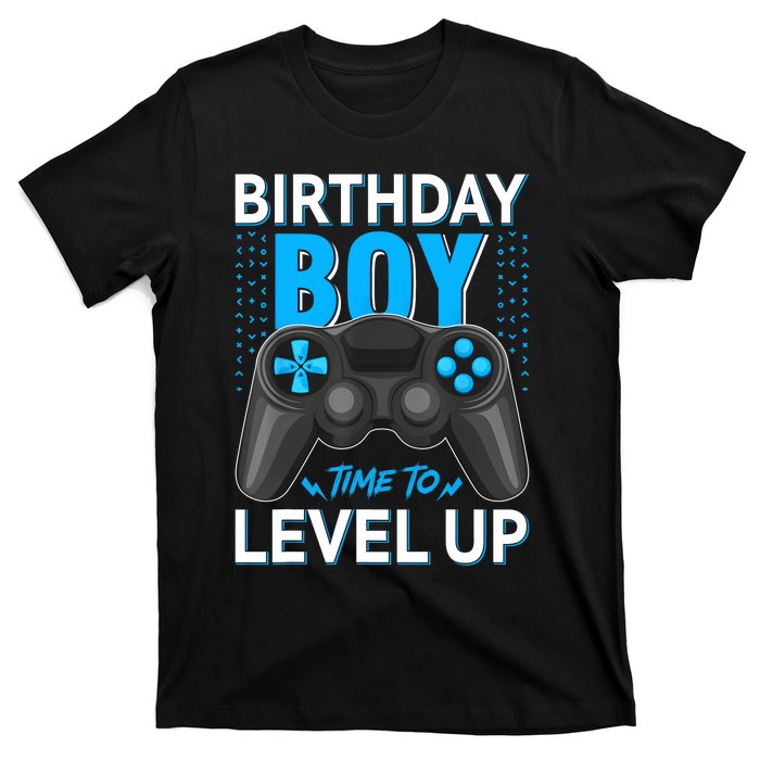 Level Up Birthday Boy Gamer Kids Party Video Game Gift T-Shirt