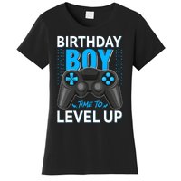 Level Up Birthday Boy Gamer Kids Party Video Game Gift Women's T-Shirt