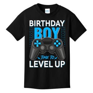 Level Up Birthday Boy Gamer Kids Party Video Game Gift Kids T-Shirt