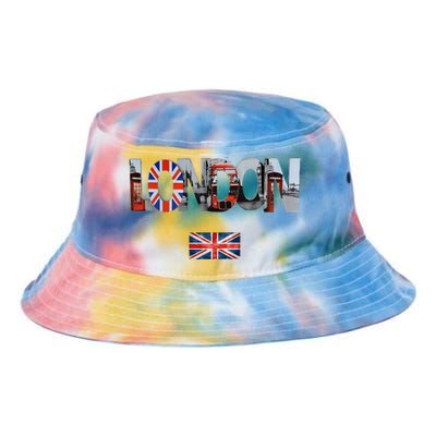 London Uk British Flag England Great Britain Tie Dye Newport Bucket Hat