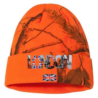 London Uk British Flag England Great Britain Kati Licensed 12" Camo Beanie