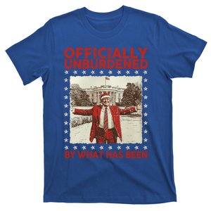 Ly Unburdened By What Has Been Trump Victory Xmas Gift T-Shirt