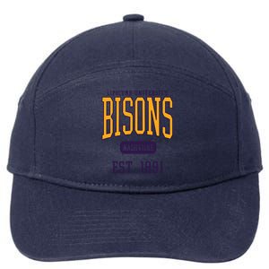 Lipscomb University Bison Est Date 7-Panel Snapback Hat