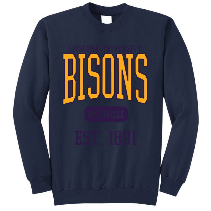 Lipscomb University Bison Est Date Tall Sweatshirt