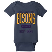 Lipscomb University Bison Est Date Baby Bodysuit