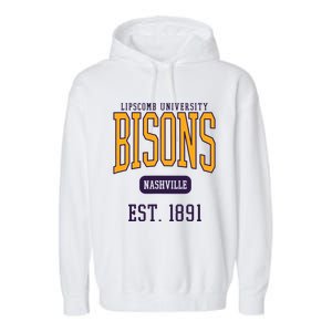 Lipscomb University Bison Est Date Garment-Dyed Fleece Hoodie