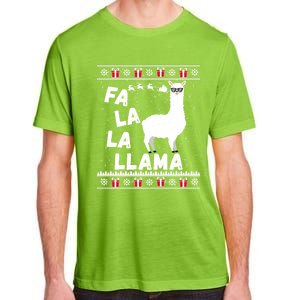 Llama Ugly Christmas Gift Sweater Gift Gift Adult ChromaSoft Performance T-Shirt