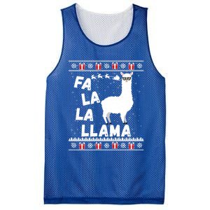 Llama Ugly Christmas Gift Sweater Gift Gift Mesh Reversible Basketball Jersey Tank