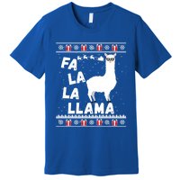 Llama Ugly Christmas Gift Sweater Gift Gift Premium T-Shirt