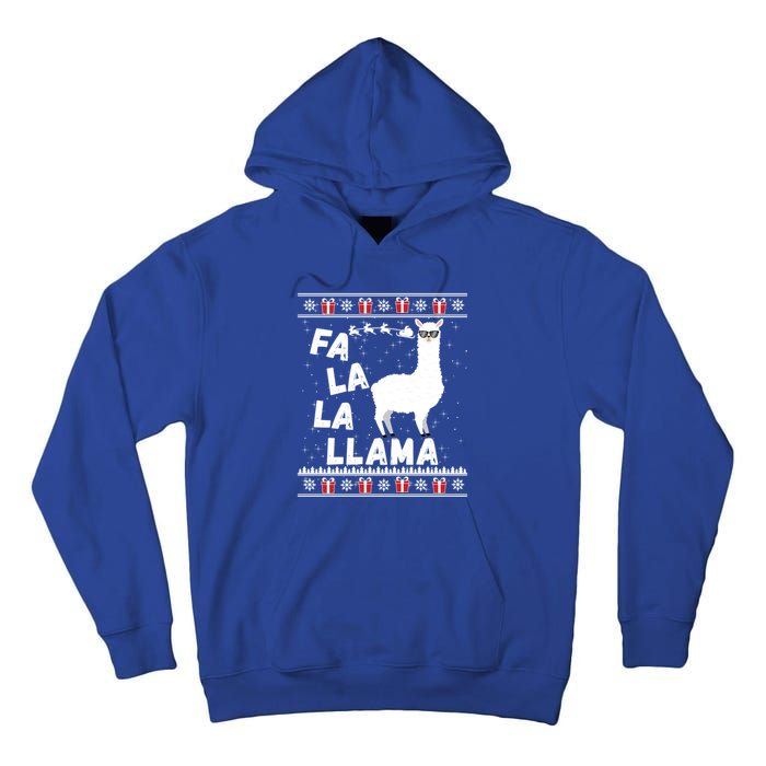 Llama Ugly Christmas Gift Sweater Gift Gift Tall Hoodie