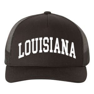 Louisiana Us College Font Proud American Usa States Yupoong Adult 5-Panel Trucker Hat