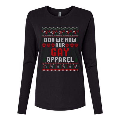 Lgbt Ugly Christmas Sweater Don We Now Our Gay Cool Gift Womens Cotton Relaxed Long Sleeve T-Shirt