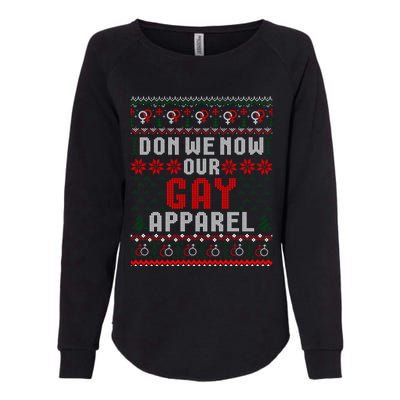 Lgbt Ugly Christmas Sweater Don We Now Our Gay Cool Gift Womens California Wash Sweatshirt