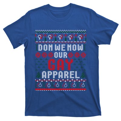 Lgbt Ugly Christmas Sweater Don We Now Our Gay Cool Gift T-Shirt