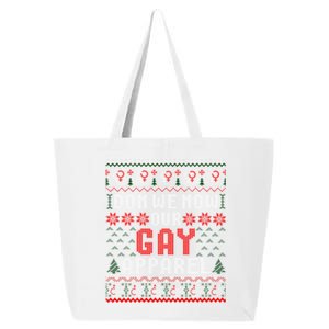 Lgbt Ugly Christmas Sweater Don We Now Our Gay Cool Gift 25L Jumbo Tote