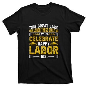 Let Us Celebrate Happy Labor Day Gift T-Shirt