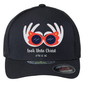 Look Unto Christ Gospel Theme 2025 Yw Ym D&C 636 Flexfit Unipanel Trucker Cap