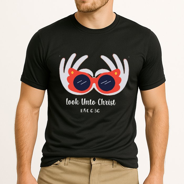 Look Unto Christ Gospel Theme 2025 Yw Ym D&C 636 Cooling Performance Crew T-Shirt