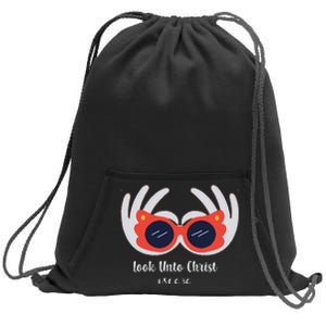 Look Unto Christ Gospel Theme 2025 Yw Ym D&C 636 Sweatshirt Cinch Pack Bag