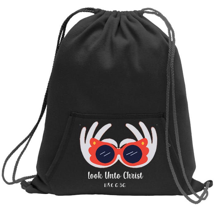 Look Unto Christ Gospel Theme 2025 Yw Ym D&C 636 Sweatshirt Cinch Pack Bag