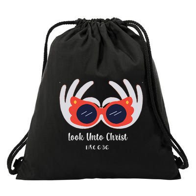 Look Unto Christ Gospel Theme 2025 Yw Ym D&C 636 Drawstring Bag