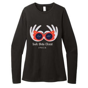 Look Unto Christ Gospel Theme 2025 Yw Ym D&C 636 Womens CVC Long Sleeve Shirt