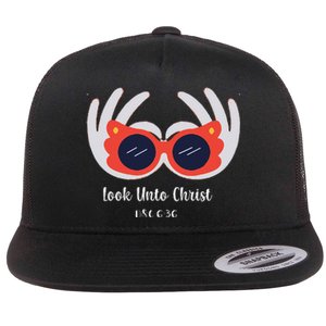 Look Unto Christ Gospel Theme 2025 Yw Ym D&C 636 Flat Bill Trucker Hat