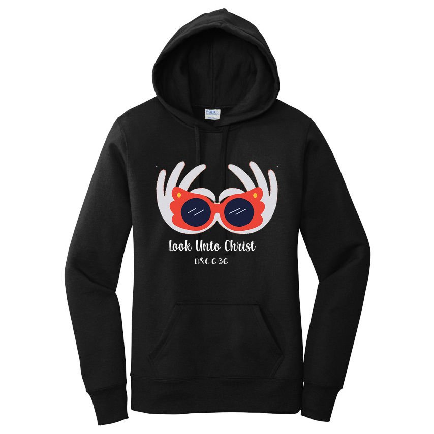 Look Unto Christ Gospel Theme 2025 Yw Ym D&C 636 Women's Pullover Hoodie
