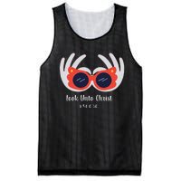 Look Unto Christ Gospel Theme 2025 Yw Ym D&C 636 Mesh Reversible Basketball Jersey Tank