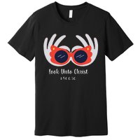 Look Unto Christ Gospel Theme 2025 Yw Ym D&C 636 Premium T-Shirt