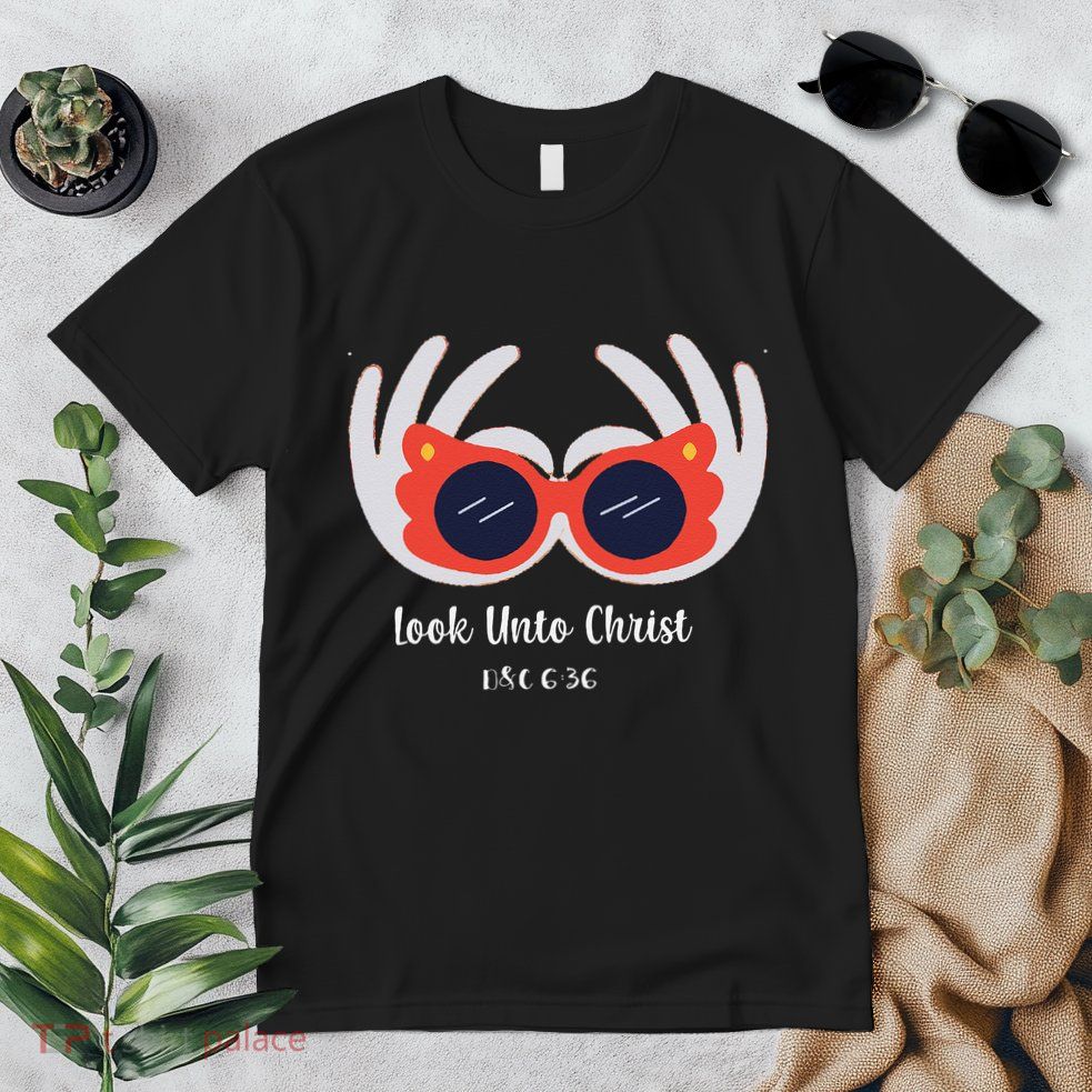 Look Unto Christ Gospel Theme 2025 Yw Ym D&C 636 Premium T-Shirt