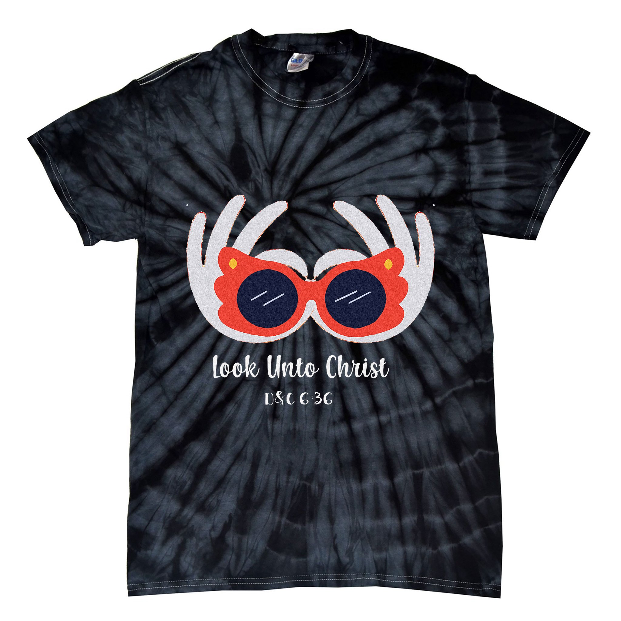 Look Unto Christ Gospel Theme 2025 Yw Ym D&C 636 Tie-Dye T-Shirt