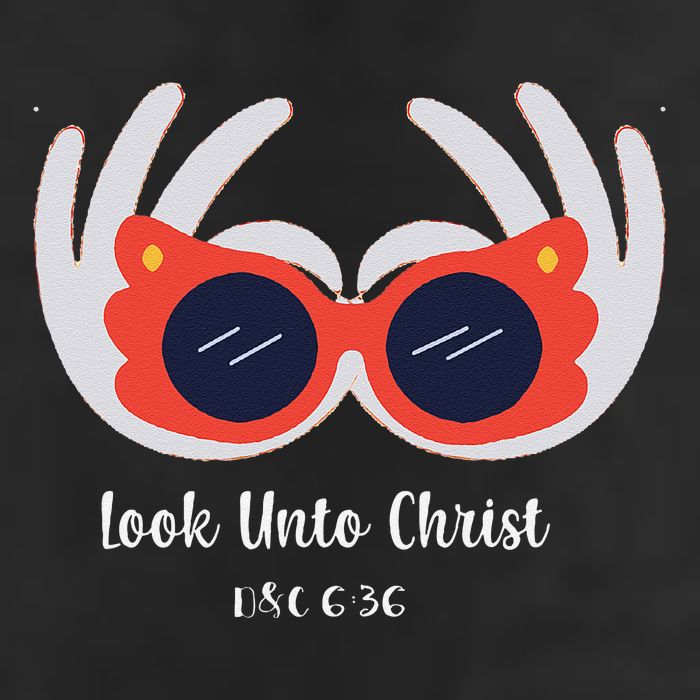 Look Unto Christ Gospel Theme 2025 Yw Ym D&C 636 Golf Towel