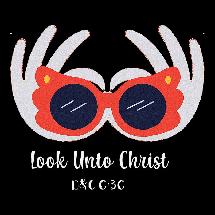 Look Unto Christ Gospel Theme 2025 Yw Ym D&C 636 Wool Snapback Cap