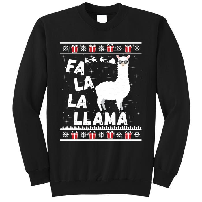 Llama Ugly Christmas Gift Sweatshirt