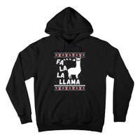 Llama Ugly Christmas Gift Tall Hoodie