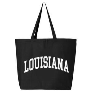 Louisiana Us College Font Proud American Usa States 25L Jumbo Tote