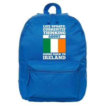 Life Update: Currently Thinking Ireland Irish Roots Cute Gift 16 in Basic Backpack