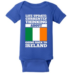 Life Update: Currently Thinking Ireland Irish Roots Cute Gift Baby Bodysuit