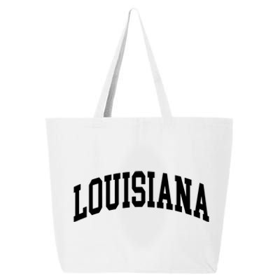 Louisiana Us College Font Proud American Usa States 25L Jumbo Tote