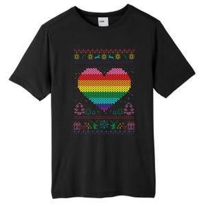 Lgbt Ugly Christmas Sweater Christmas Gift Tall Fusion ChromaSoft Performance T-Shirt