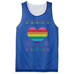 Lgbt Ugly Christmas Sweater Christmas Gift Mesh Reversible Basketball Jersey Tank